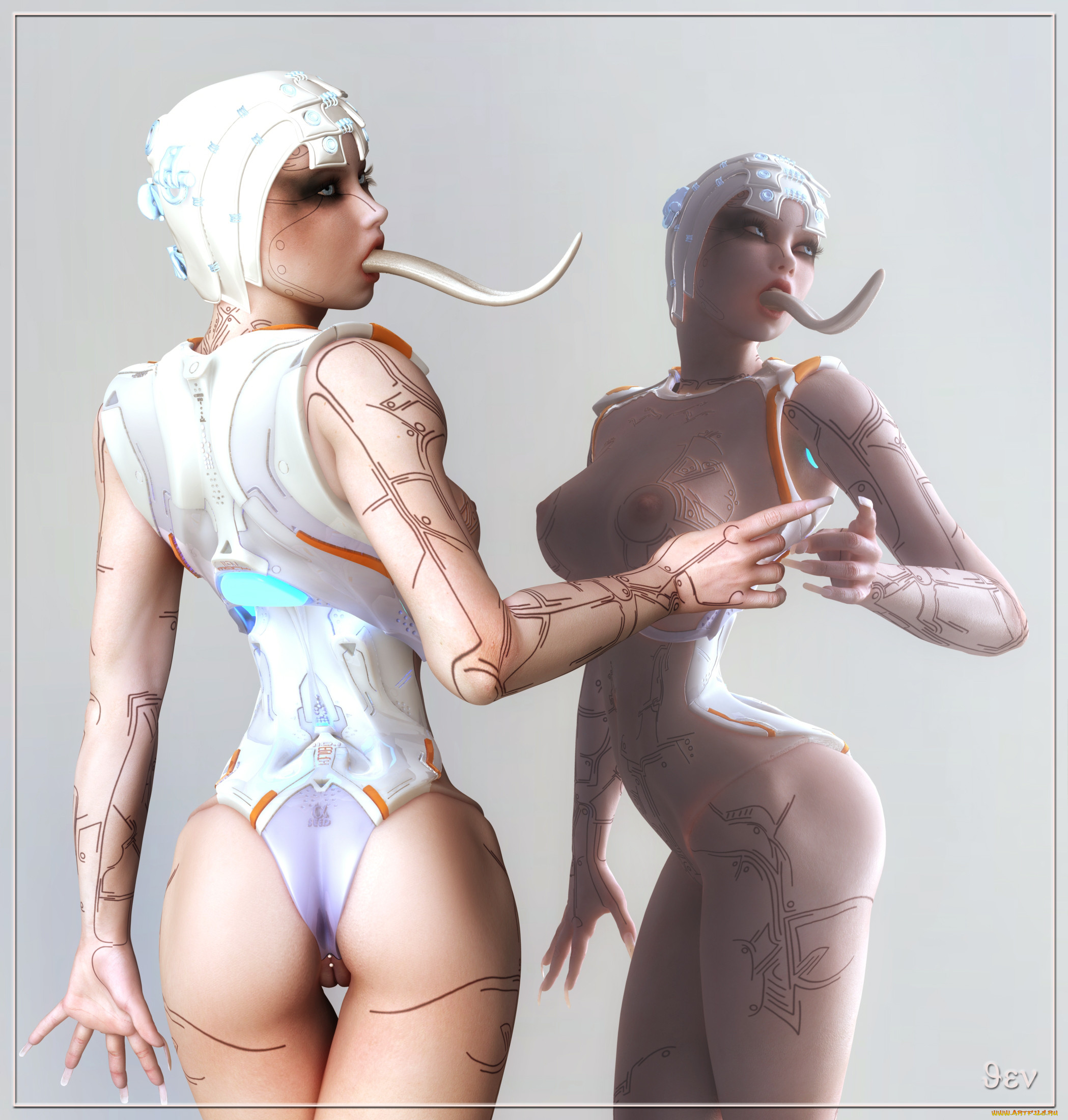 , 3-, 